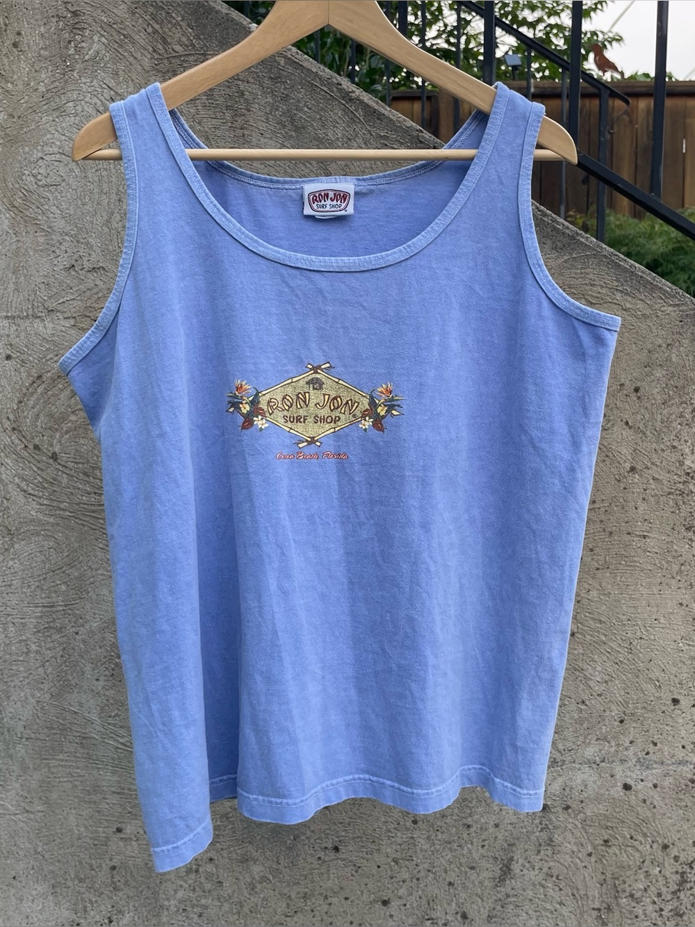Y2k blue/purple Ron Jon Surf Shop tank top size medium